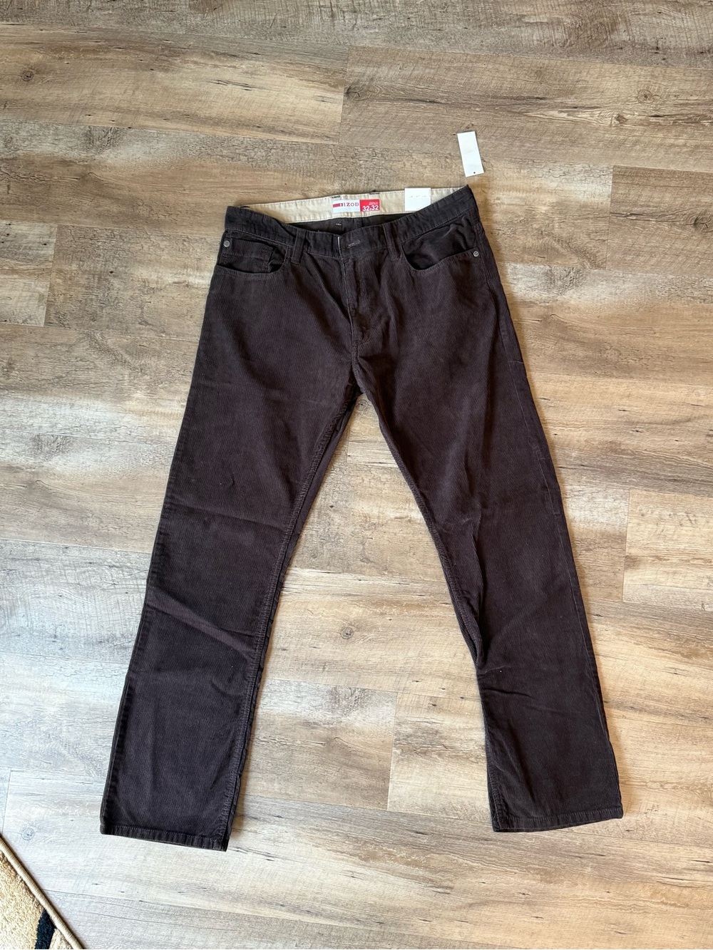 Izod Men's Brown Corduroy Pants